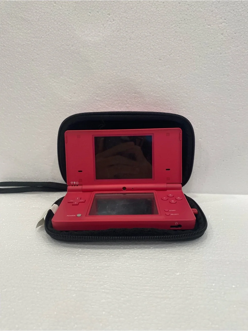 Nintendo Red Dual-Screen Handheld Console NO CHARGER